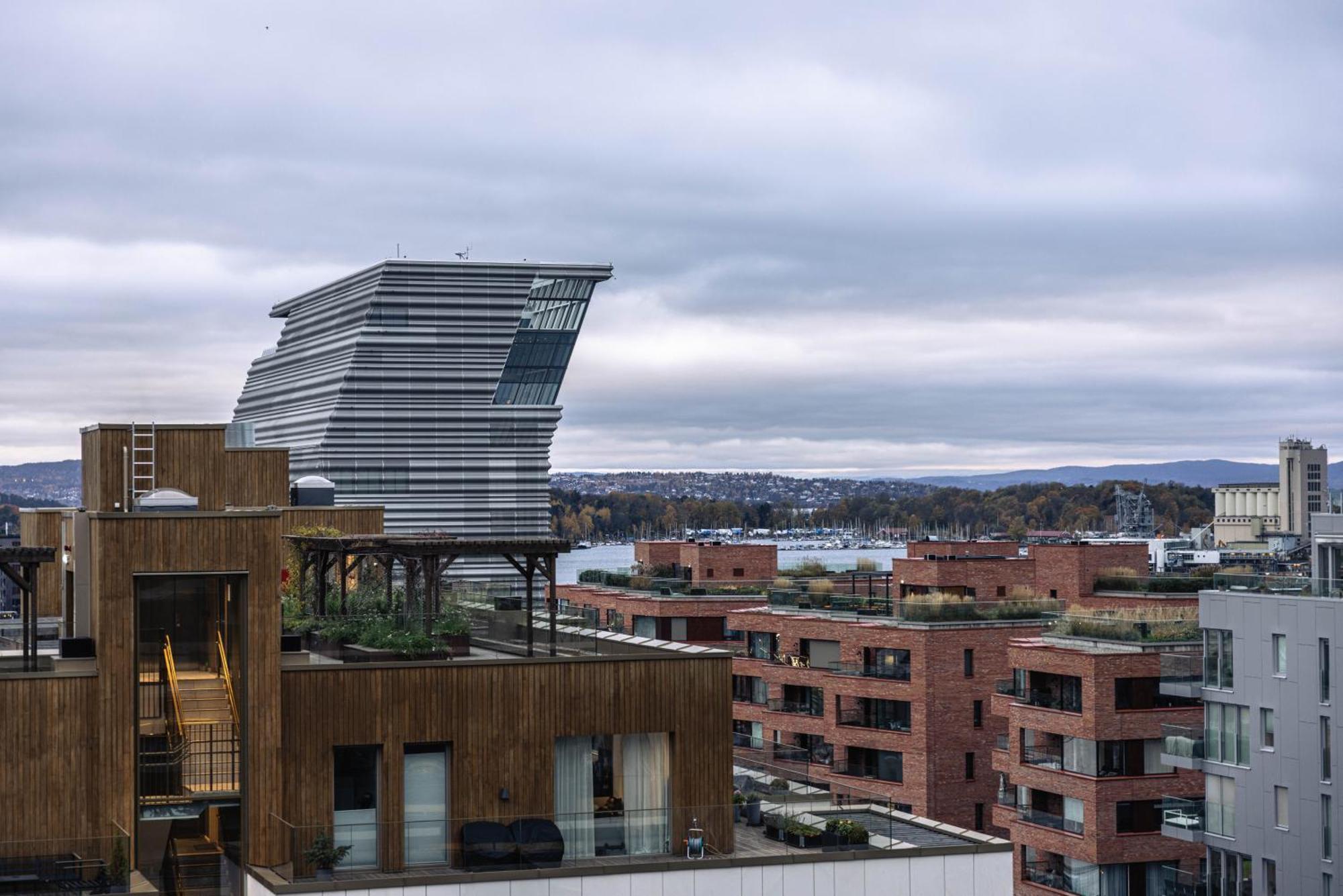 Spacious Modern 3Br Apartment At Central Oslo Barcode 외부 사진